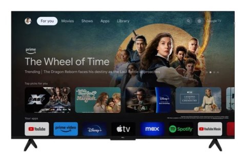 Telewizor TCL 55T7B QLED 55" 4K Ultra HD Google TV Dolby Vision DVB-T2 Czarny Telewizor TCL 55T7B QLED 55" 4K Ultra HD Google TV Dolby Vision DVB-T2 Czarny