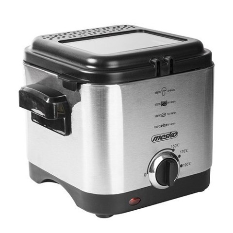 Frytownica MESKO MS 4910 (1,5 l; 0,5 kg; 900W; kolor srebrny) Frytownica MESKO MS 4910 (1,5 l; 0,5 kg; 900W; kolor srebrny)