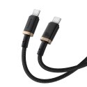 Kabel Baseus Dura Typ C-Typ C 100W 2m (czarno-złoty)