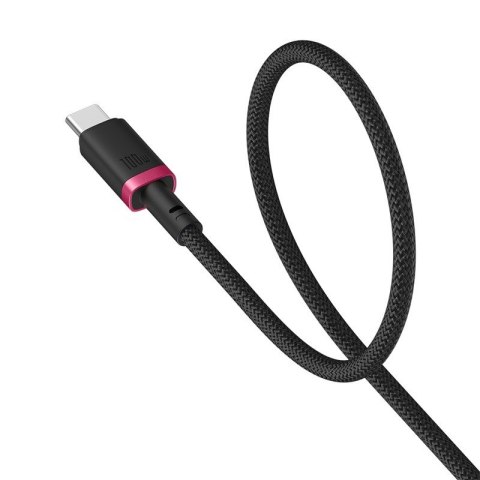 Kabel Baseus Dura Typ C-Typ C 100W 2m (czerwono-czarny) Kabel Baseus Dura Typ C-Typ C 100W 2m (czerwono-czarny)