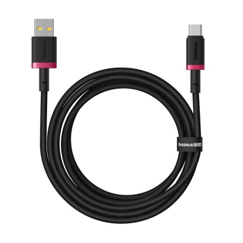 Kabel Baseus Dura USB-Typ C 60W 1m (czerwono-czarny) Kabel Baseus Dura USB-Typ C 60W 1m (czerwono-czarny)