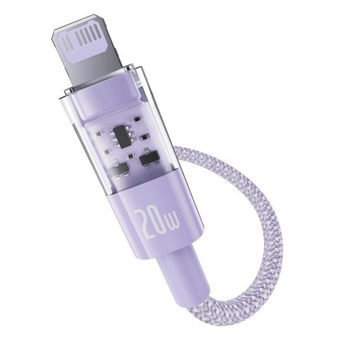 Kabel Baseus Gem USB C-IP 20W 1m (fioletowy) Kabel Baseus Gem USB C-IP 20W 1m (fioletowy)