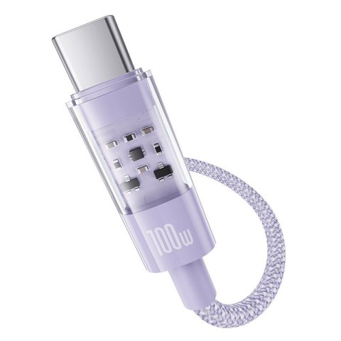 Kabel Baseus Gem USB-USB C 100W 1m (fioletowy) Kabel Baseus Gem USB-USB C 100W 1m (fioletowy)