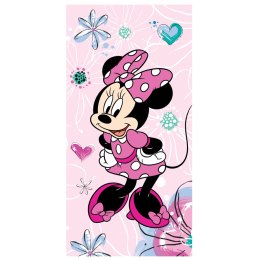 Ręcznik bawełniany 70x140 Myszka Minnie różowy