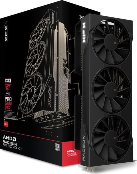 Karta graf. XFX Swift RX 9070XT 3-FAN Gaming E. 16G Karta graf. XFX Swift RX 9070XT 3-FAN Gaming E. 16G