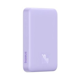 Powerbank Baseus Magnetic Mini Air Wireless 10000mAh 20W+kabel USB C-USB C (fiolet)