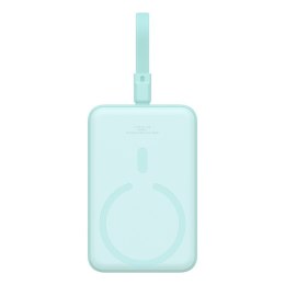Powerbank Baseus Magnetic Mini Air Wireless 10000mAh 20W+kabel USB C-USB C (peppermint blue)