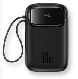 Powerbank Baseus Qpow 2 10000mAh 30W 2xUSB-C (czarny)
