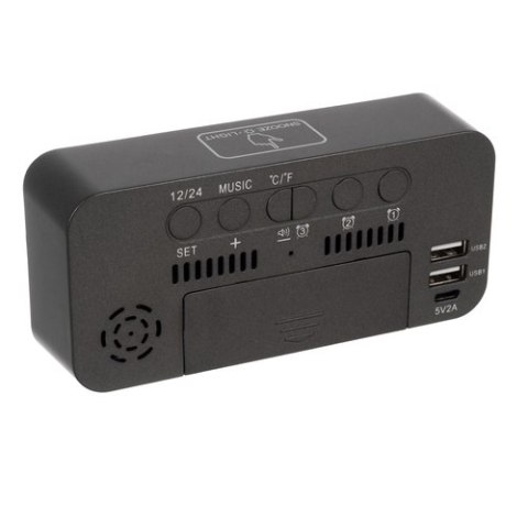 Budzik- zegar LED Izoxis 24736 Budzik- zegar LED Izoxis 24736