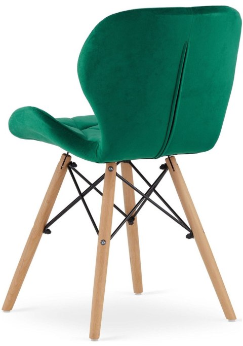 Krzesło tapicerowane VASTO GREEN VELVET Krzesło tapicerowane VASTO GREEN VELVET