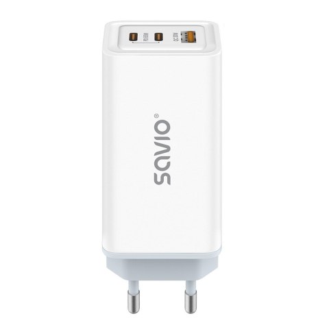 SAVIO ŁADOWARKA SIECIOWA GAN 65W BIAŁA LA-07 SAVIO ŁADOWARKA SIECIOWA GAN 65W BIAŁA LA-07