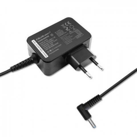QOLTEC ZASILACZ DO ULTRABOOKA HP 45W | 19.5V | 2.31A | 4.5*3.0+PIN QOLTEC ZASILACZ DO ULTRABOOKA HP 45W | 19.5V | 2.31A | 4.5*3.0+PIN
