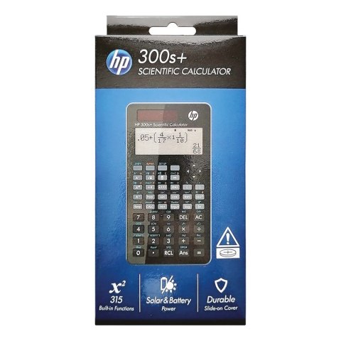 Kalkulator naukowy HP-300SPLUS/INT BX, 315 funkcji, 155x84x20mm, czarny Kalkulator naukowy HP-300SPLUS/INT BX, 315 funkcji, 155x84x20mm, czarny