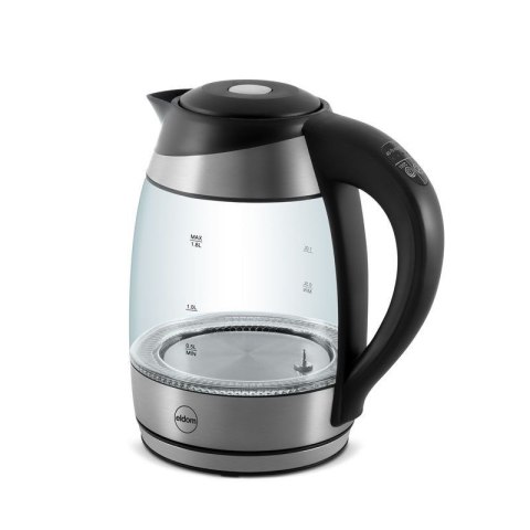 ELDOM CZAJNIK SZKLANY LUX, POJ. 1,7 L,REG TEMP. WODY, 2200 W, C520 ELDOM CZAJNIK SZKLANY LUX, POJ. 1,7 L,REG TEMP. WODY, 2200 W, C520