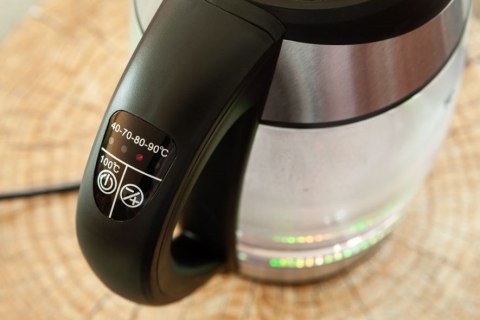 ELDOM CZAJNIK SZKLANY LUX, POJ. 1,7 L,REG TEMP. WODY, 2200 W, C520 ELDOM CZAJNIK SZKLANY LUX, POJ. 1,7 L,REG TEMP. WODY, 2200 W, C520