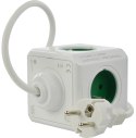 Przedłużacz allocacoc PowerCube Extended 2300GN/FREXPC (1,5m; kolor zielony)