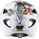 Kask rowerowy ALPINA XIMO FLASH biały w kwiatki 49-54