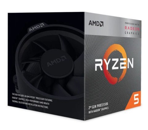 Procesor AMD Ryzen 5 3400G YD3400C5FHBOX (3700 MHz (min); 4200 MHz (max); AM4; BOX) Procesor AMD Ryzen 5 3400G YD3400C5FHBOX (3700 MHz (min); 4200 MHz (max); AM4; BOX)