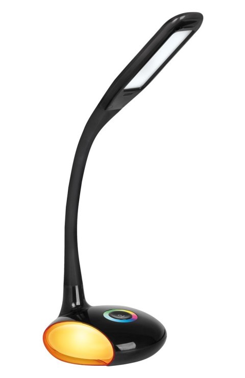 Nowoczesna lampka na biurko wielokolorowa RGB LED Activejet VENUS RGB czarna z funkcją oświetlenia nocnego Nowoczesna lampka na biurko wielokolorowa RGB LED Activejet VENUS RGB czarna z funkcją oświetlenia nocnego