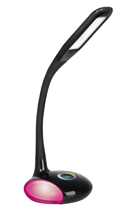 Nowoczesna lampka na biurko wielokolorowa RGB LED Activejet VENUS RGB czarna z funkcją oświetlenia nocnego Nowoczesna lampka na biurko wielokolorowa RGB LED Activejet VENUS RGB czarna z funkcją oświetlenia nocnego
