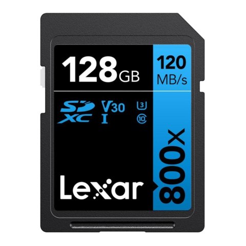Karta pamięci Lexar SDXC 800x Professional 128GB V30 UHS-I U3 120/45MB/s Karta pamięci Lexar SDXC 800x Professional 128GB V30 UHS-I U3 120/45MB/s