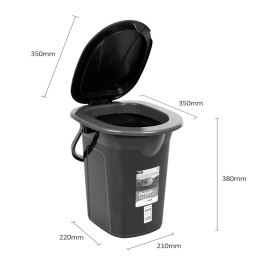 GREENBLUE TOALETA TURYSTYCZNA, CZARNO-GRANATOWA GB320BB