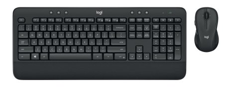 Logitech MK545 ADVANCED Wireless Keyboard and Mouse Combo klawiatura Dołączona myszka Uniwersalne USB QWERTZ Niemiecki Czarny Logitech MK545 ADVANCED Wireless Keyboard and Mouse Combo klawiatura Dołączona myszka Uniwersalne USB QWERTZ Niemiecki Czarny