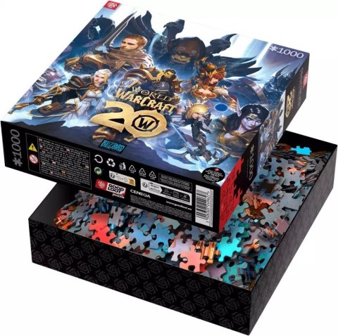 Puzzle Good Loot Gaming Puzzle: World of Warcraft 20th Anniversary 1000 elementów Puzzle Good Loot Gaming Puzzle: World of Warcraft 20th Anniversary 1000 elementów