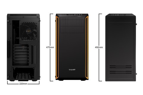 Obudowa BE QUIET! PURE BASE 600 BGW20 (ATX, Mini ATX, Mini ITX; kolor czarny) Obudowa BE QUIET! PURE BASE 600 BGW20 (ATX, Mini ATX, Mini ITX; kolor czarny)
