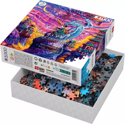 Puzzle Good Loot Imagination Puzzle: Roch Urbaniak Sakura i Ryu 1000 elementów Puzzle Good Loot Imagination Puzzle: Roch Urbaniak Sakura i Ryu 1000 elementów