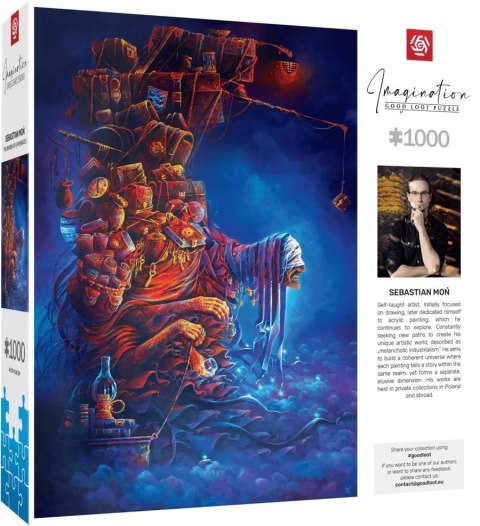 Puzzle Good Loot Imagination Puzzle: Sebastian Moń Ciężar doświadczeń 1000 elementów Puzzle Good Loot Imagination Puzzle: Sebastian Moń Ciężar doświadczeń 1000 elementów
