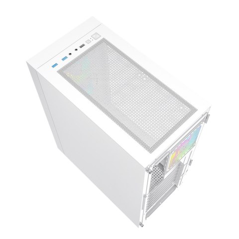 GEMBIRD OBUDOWA FORNAX 4000W MIDI-TOWER (2X USB 3.0, 1X USB 2.0, HD AUDIO, SZKLANY PANEL BOCZNY, PODŚWIETLENIE ARGB) BIAŁA GEMBIRD OBUDOWA FORNAX 4000W MIDI-TOWER (2X USB 3.0, 1X USB 2.0, HD AUDIO, SZKLANY PANEL BOCZNY, PODŚWIETLENIE ARGB) BIAŁA