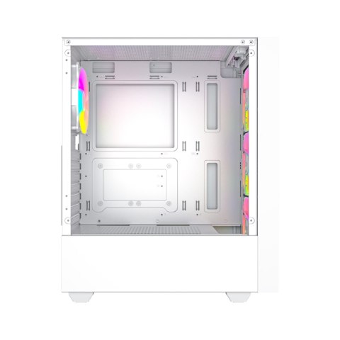 GEMBIRD OBUDOWA FORNAX 4000W MIDI-TOWER (2X USB 3.0, 1X USB 2.0, HD AUDIO, SZKLANY PANEL BOCZNY, PODŚWIETLENIE ARGB) BIAŁA GEMBIRD OBUDOWA FORNAX 4000W MIDI-TOWER (2X USB 3.0, 1X USB 2.0, HD AUDIO, SZKLANY PANEL BOCZNY, PODŚWIETLENIE ARGB) BIAŁA