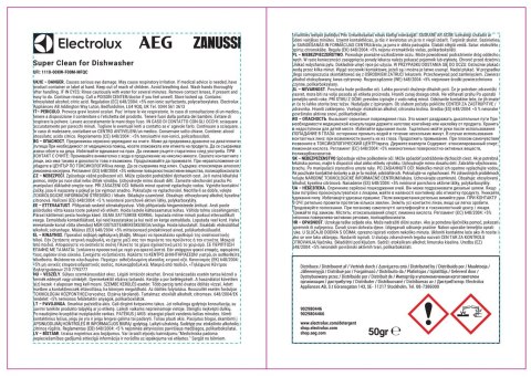 Środek czyszczący do zmywarek ELECTROLUX M2DCP050 Środek czyszczący do zmywarek ELECTROLUX M2DCP050