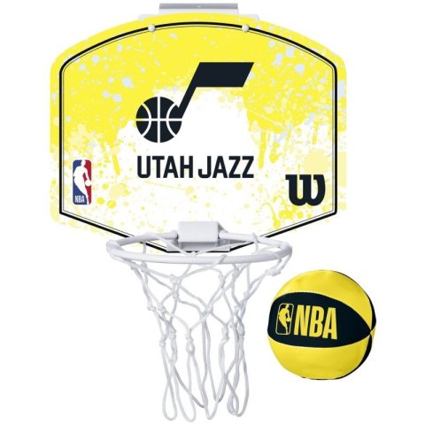 Tablica do koszykówki Wilson NBA Team Utah Jazz Mini Hoop WZ6010102 Tablica do koszykówki Wilson NBA Team Utah Jazz Mini Hoop WZ6010102