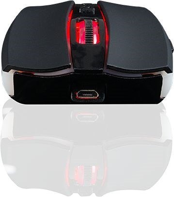 Mysz MODECOM WRM1 M-MC-WRM1-100 (optyczna; 1600 DPI; kolor czarny Mysz MODECOM WRM1 M-MC-WRM1-100 (optyczna; 1600 DPI; kolor czarny