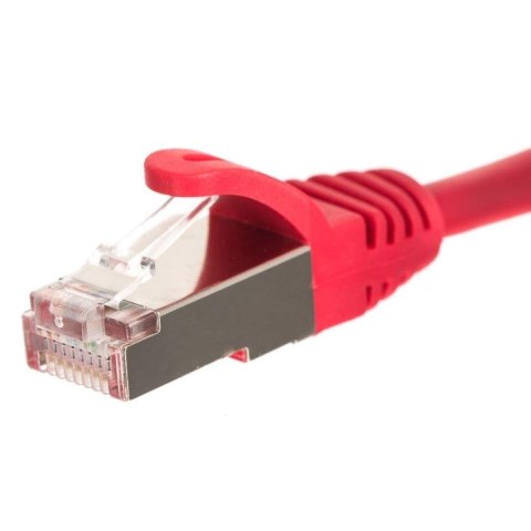 Patchcord RJ45, Netrack osłonka zalewana, kat. 5e FTP/STP, 5m czerwony Patchcord RJ45, Netrack osłonka zalewana, kat. 5e FTP/STP, 5m czerwony