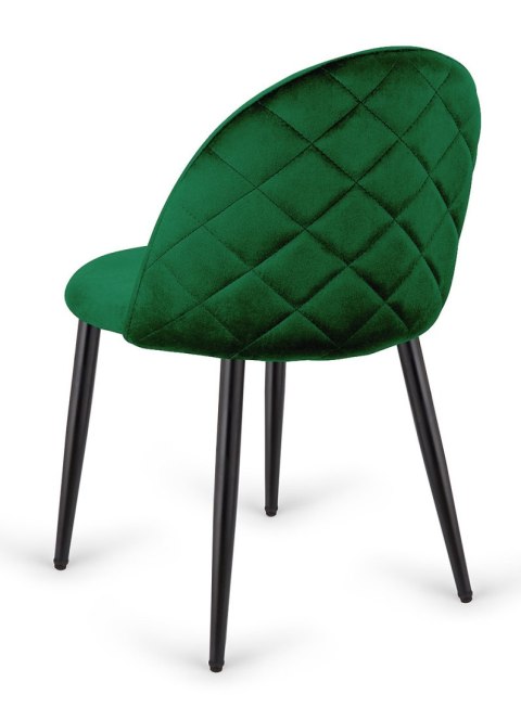 Krzesło tapicerowane GLORIA GREEN VELVET Krzesło tapicerowane GLORIA GREEN VELVET