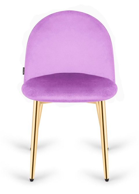 Krzesło tapicerowane GLORIA VIOLET VELVET GOLD Krzesło tapicerowane GLORIA VIOLET VELVET GOLD