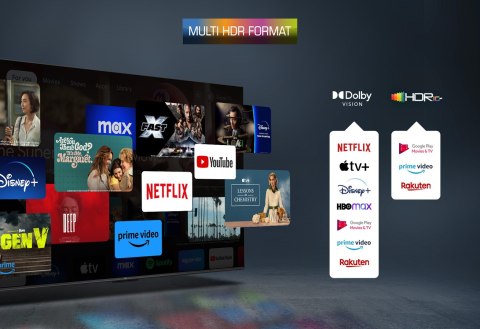 Telewizor TCL 85C655 QLED 85'' 4K Ultra HD Google TV Dolby Atmos DVB-T2 Czarny Telewizor TCL 85C655 QLED 85'' 4K Ultra HD Google TV Dolby Atmos DVB-T2 Czarny