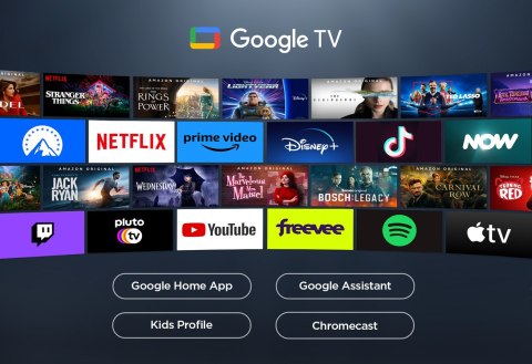 Telewizor TCL 85C655 QLED 85'' 4K Ultra HD Google TV Dolby Atmos DVB-T2 Czarny Telewizor TCL 85C655 QLED 85'' 4K Ultra HD Google TV Dolby Atmos DVB-T2 Czarny