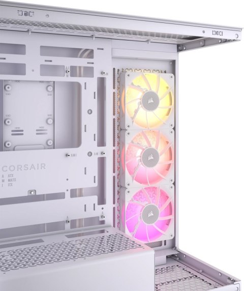 ICUE LINK 3500X RGB Tempered Glass Mid-Tower, White ICUE LINK 3500X RGB Tempered Glass Mid-Tower, White
