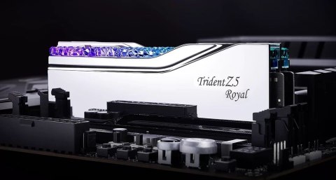 G.SKILL TRIDENT Z5 ROYAL RGB DDR5 2X16GB 6400MHZ CL32 XMP3 SILVER F5-6400J3239G16GX2-TR5S G.SKILL TRIDENT Z5 ROYAL RGB DDR5 2X16GB 6400MHZ CL32 XMP3 SILVER F5-6400J3239G16GX2-TR5S