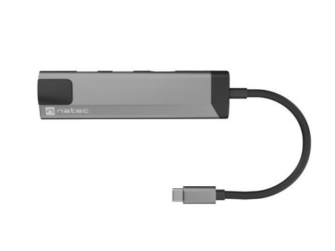 NATEC MULTIPORT FOWLER GO USB-C -> HUB USB 3.0 X2, HDMI 4K, USB-C PD, RJ45 NMP-1985 NATEC MULTIPORT FOWLER GO USB-C -> HUB USB 3.0 X2, HDMI 4K, USB-C PD, RJ45 NMP-1985