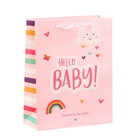 Torba Prezentowa Dla Dziecka Hello Baby Little One 36 x 12 x 10cm Torba Prezentowa Dla Dziecka Hello Baby Little One 36 x 12 x 10cm