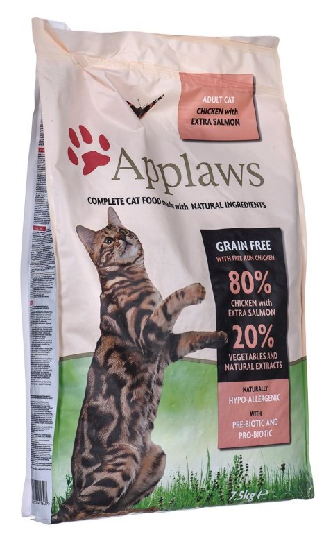 APPLAWS CAT Kurczak i Łosoś - karma dla kotów z wysoką zawartością mięsa - 7,5kg APPLAWS CAT Kurczak i Łosoś - karma dla kotów z wysoką zawartością mięsa - 7,5kg
