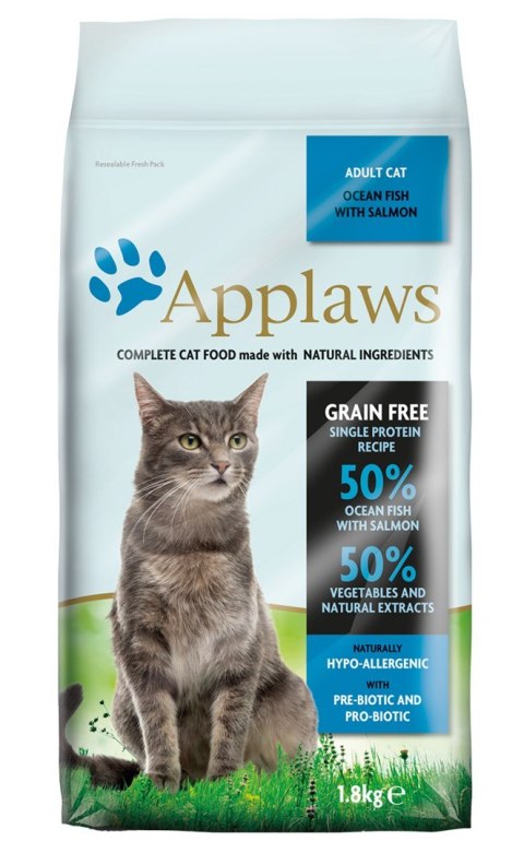 APPLAWS CAT Ryby oceaniczne i łosoś - sucha karma dla kota - 6kg APPLAWS CAT Ryby oceaniczne i łosoś - sucha karma dla kota - 6kg