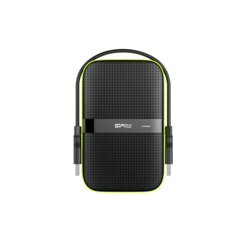 Dysk zewnętrzny HDD Silicon Power Armor A60 (5TB; 2.5"; USB 3.2; 5400 obr/min; Green-Black; SP050TBPHDA60S3K) Dysk zewnętrzny HDD Silicon Power Armor A60 (5TB; 2.5"; USB 3.2; 5400 obr/min; Green-Black; SP050TBPHDA60S3K)