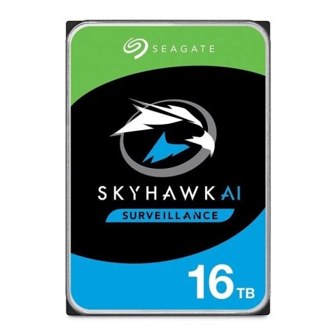 Dysk SEAGATE SkyHawk AI ST16000VE004 16TB 3,5" 512MB SATA III Dysk SEAGATE SkyHawk AI ST16000VE004 16TB 3,5" 512MB SATA III