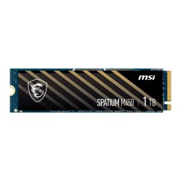 Dysk SSD MSI SPATIUM M450 1TB PCIe 4.0 NVMe M.2 2280 (3400/2500 MB/s) 3D NAND V1